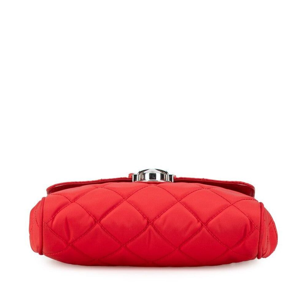 Prada Quilted Mini Chain Shoulder Bag Nylon Saffiano - Picture 3 of 6